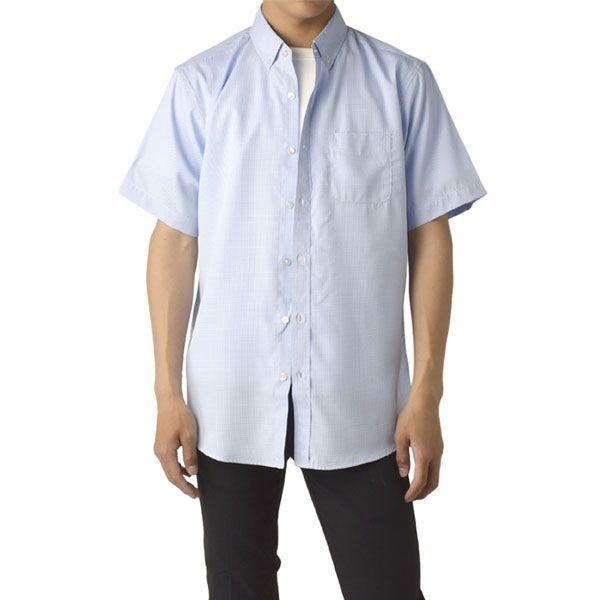 イージーケア 半袖 シャツ メンズ ボタンダウン ギンガム チェック ストライプ C2j パケ2 セレクトカジュアル Flag On Crew 通販 Paypayモール