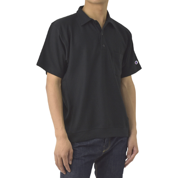 吸水速乾 ポロシャツ 半袖 Champion チャンピオン REVERSE WEAVE リバースウィーブ ポケット付き 綿素材 C3-B308 ブランド 正規品 C2U セール【パケ1】爆買 | Champion | 03