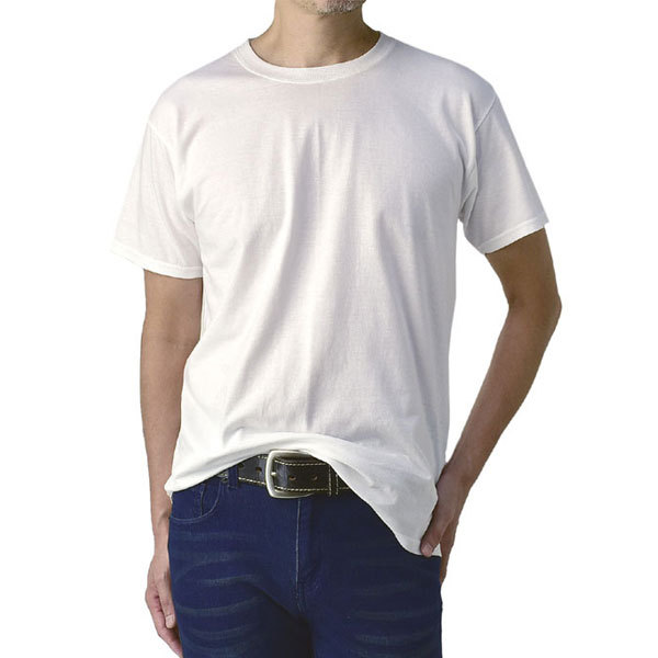 Hanes ヘインズ 3枚組 白T Tシャツ メンズ 半袖 クルーネック インナー 3P HM1EU701 HM1EU705S C3M【パケ1】【A】｜flagon｜02