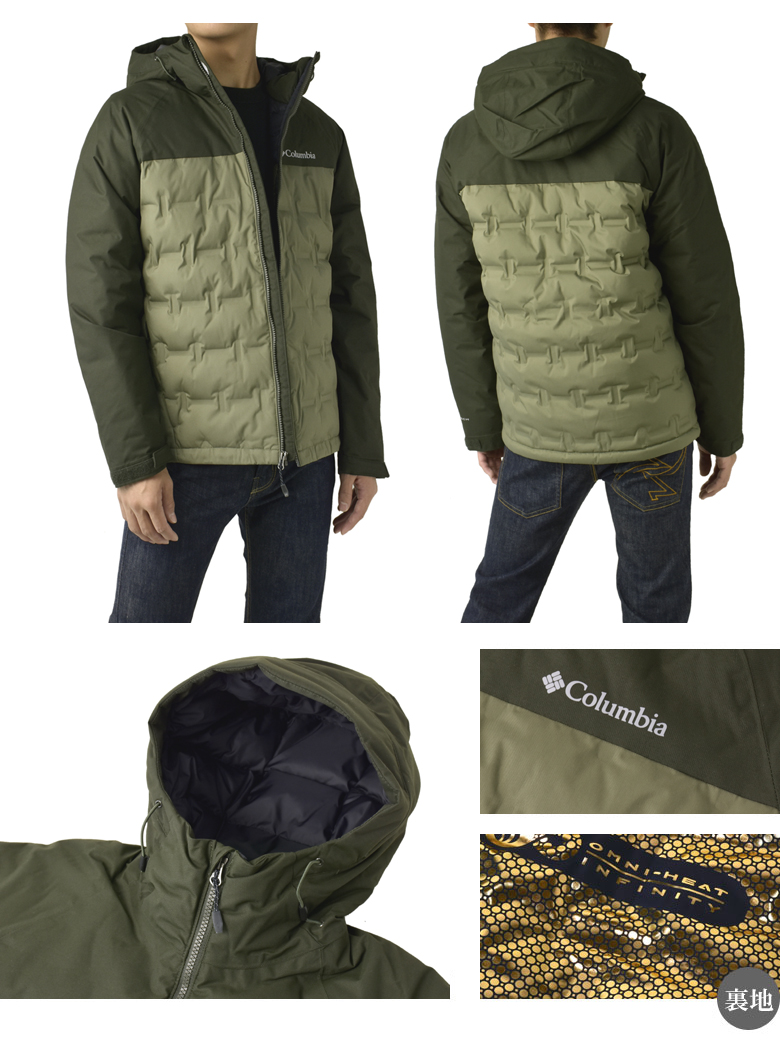 Columbia ダウンジャケット オリーブグリーン Columbia 【SALE】アウトレット コロンビア ダウン ジャケット