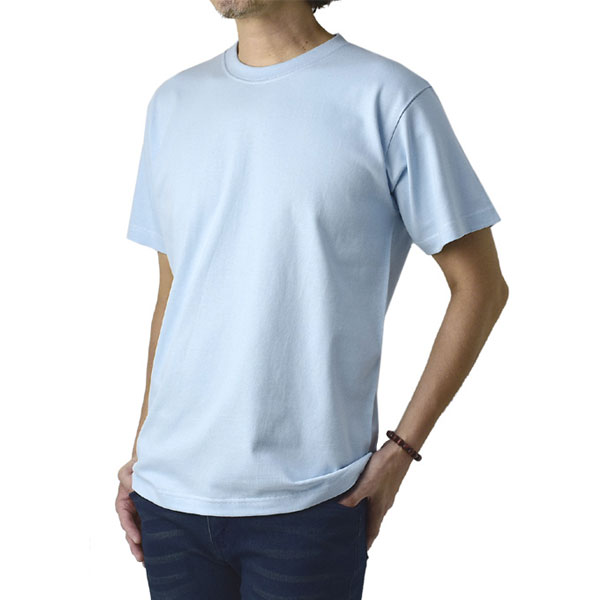 無地Tシャツ メンズ 半袖 厚手 ヘビーウェイト 7.4オンス クルーネックトップス 透けない 白Tシャツ 真黒 綿T D1P【パケ2】｜flagon｜09