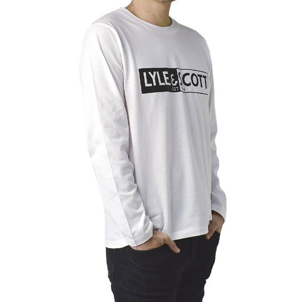 LYLE&SCOTT ライル&スコット メンズ ロンT 長袖Tシャツ 綿コットン100