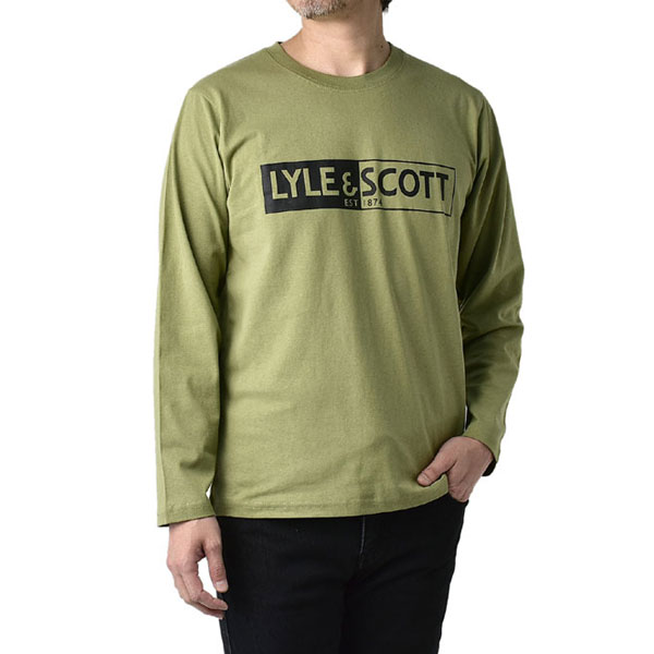 LYLE&amp;SCOTT ライル&amp;スコット メンズ ロンT 長袖Tシャツ 綿コットン100% トップス ...