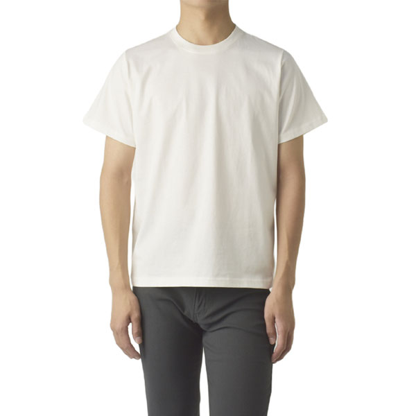 オーガニックコットン メンズ Tシャツ カットソー 半袖 丸首 クルーネック 綿100％ リブ エコ カジュアル シンプル ベーシック カラー E1X セール【パケ2】 | FLAG ON CREW | 03