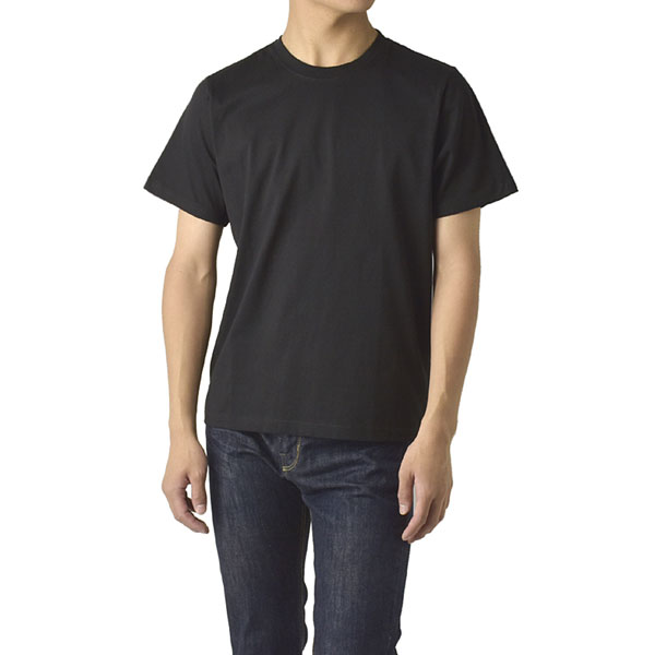 オーガニックコットン メンズ Tシャツ カットソー 半袖 丸首 クルーネック 綿100％ リブ エコ カジュアル シンプル ベーシック カラー E1X セール【パケ2】 | FLAG ON CREW | 06