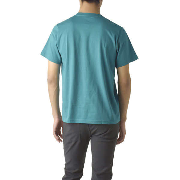 オーガニックコットン メンズ Tシャツ カットソー 半袖 丸首 クルーネック 綿100％ リブ エコ カジュアル シンプル ベーシック カラー E1X セール【パケ2】 | FLAG ON CREW | 07