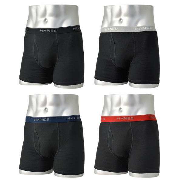 ボクサーパンツ メンズ 前開き 4枚組 4P セット Hanes ヘインズ 別注 綿100％ 抗菌防臭加工 アンダーウェア 下着 正規品 HM6EE701S セール F3A【パケ1】 爆買 | Hanes | 01