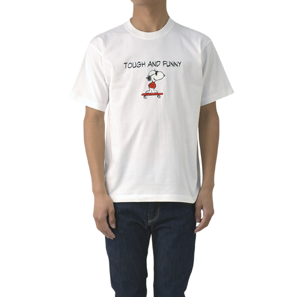 Tシャツ 半袖 クルーネック 綿100％ スヌーピー Hanes ヘインズ BEEFY-T コラボ 限定 JOE COOL 厚手 肉厚 ユニセックス HM1-D002 H2A 爆買 セール【パケ1】 | BEEFY-T | 01