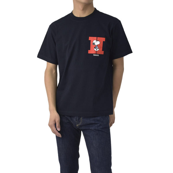 Tシャツ 半袖 クルーネック 綿100％ スヌーピー Hanes ヘインズ BEEFY-T コラボ 限定 厚手 肉厚 丈夫 タフ ユニセックス HM1-D003 H2B 爆買 セール【パケ1】 | BEEFY-T | 03