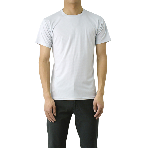Hanes（ヘインズ） 吸汗速乾 Tシャツ メンズ クルーネック 2枚組 2P