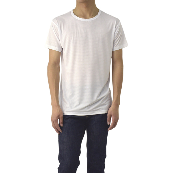 吸汗速乾 接触冷感 Tシャツ 半袖 クルーネック ドライ メンズ Hanes MOVES ヘインズ クール メッシュ 通気性 HM1HD101 正規品 H2F セール【パケ1】 爆買 | Hanes | 01