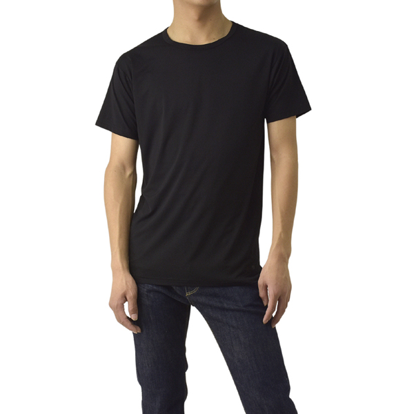 吸汗速乾 接触冷感 Tシャツ 半袖 クルーネック ドライ メンズ Hanes MOVES ヘインズ クール メッシュ 通気性 HM1HD101 正規品 H2F セール【パケ1】 爆買 | Hanes | 02