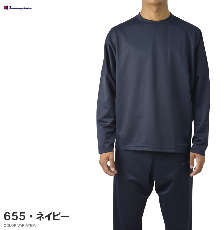 Champion（チャンピオン） 返品交換不可 速乾 Tシャツ 長袖 メンズ