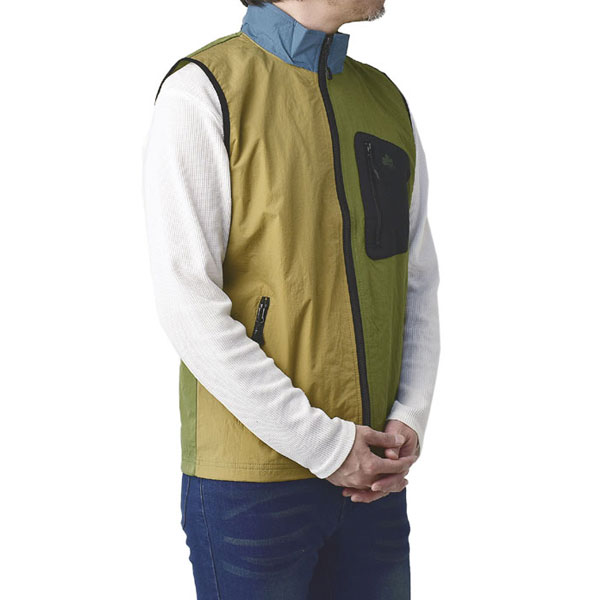 最終処分 ロゴス LOGOSPark メンズ ナイロンベスト 撥水加工 メッシュ裏地 アウトドア 軽量 正規品 X1E セール【パケ1】 爆買 | LOGOS | 03