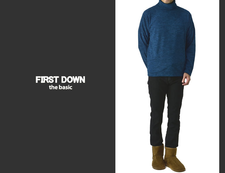 最終処分 FIRSTDOWN thebasic ファーストダウン ハイネック タートル