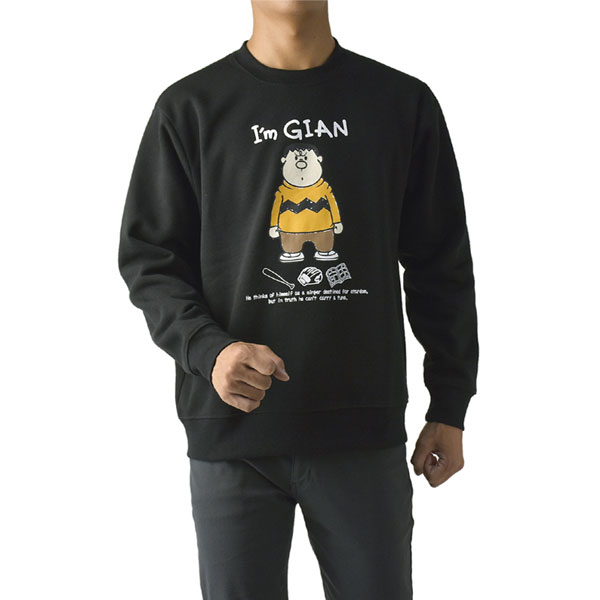 最終処分 トレーナー 長袖 クルーネック メンズ ドラえもん ジャイアン 裏起毛 スウェット トップス プリント 正規品 X3E セール【パケ1】【A】 爆買 | FLAG ON CREW | 01