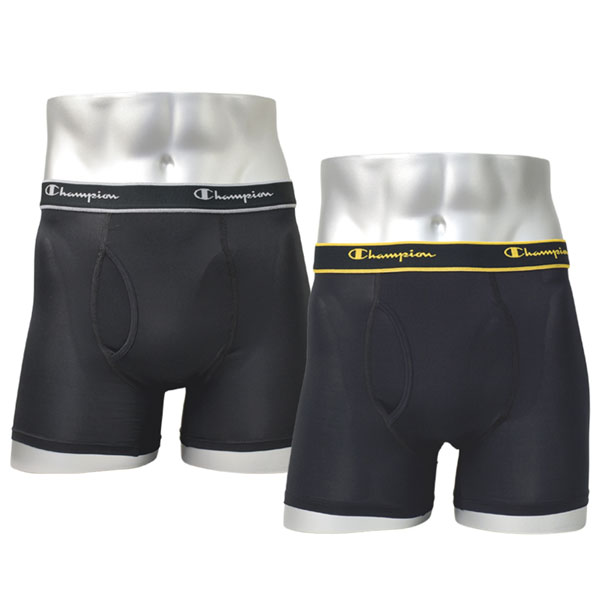 Champion（チャンピオン） 吸汗速乾 ボクサーパンツ メンズ 2枚組 前