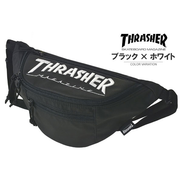 THRASHER ウエストバッグ メンズ レディース ユニセックス THR-145 正規品 Z1O【...