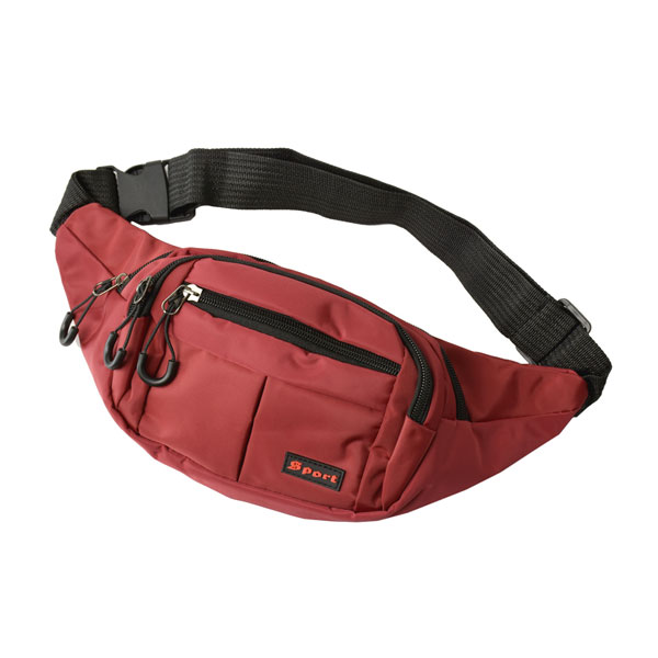 FLAG ON CREW 4ポケット ウエストポーチ コンパクト ボディバッグ