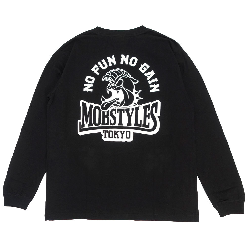 MOBSTYLES/モブスタイルス 長袖Tシャツ ロンT ロングスリーブ/MOB LOGO L/S Tee　MOB0003