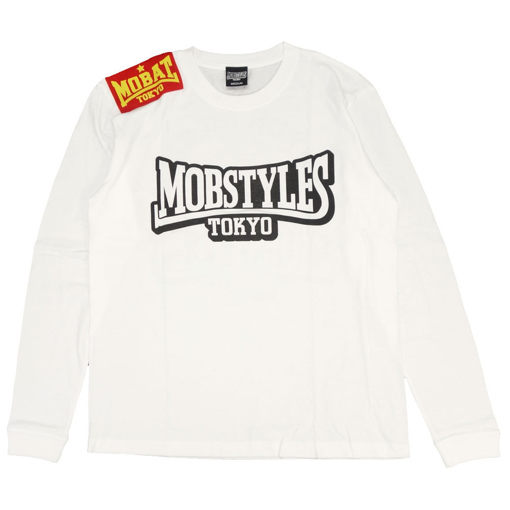 MOBSTYLES/モブスタイルス 長袖Tシャツ ロンT ロングスリーブ/MOB LOGO L/S Tee　MOB0003