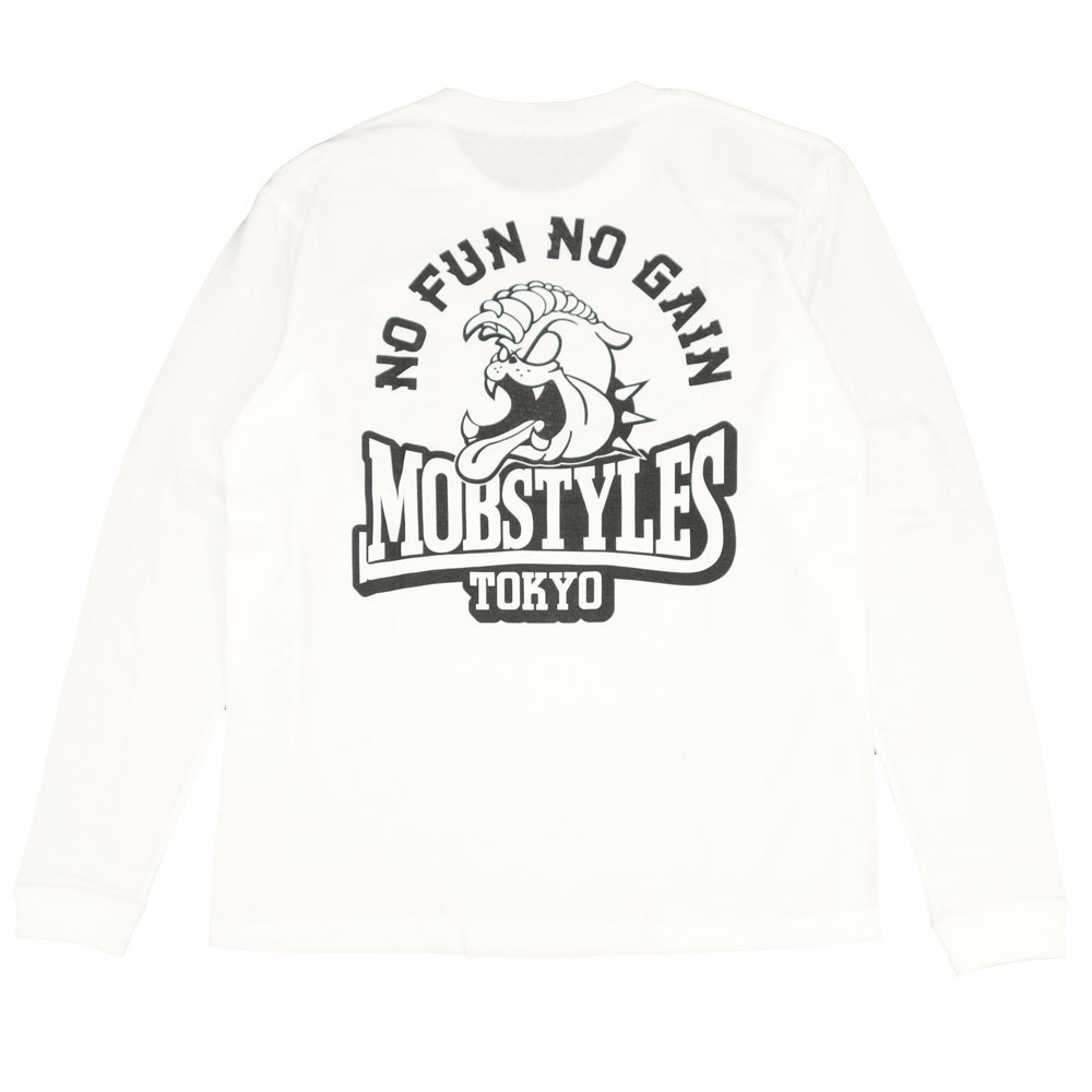 MOBSTYLES/モブスタイルス 長袖Tシャツ ロンT ロングスリーブ/MOB LOGO L/S Tee　MOB0003