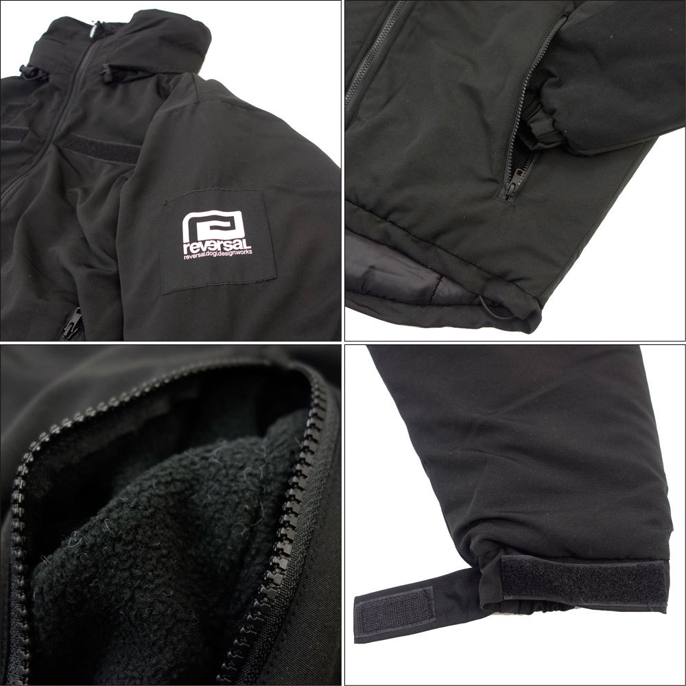 reversal/リバーサル ポーラテック パフ ジャケット/POLARTEC PUFF JACKET rv21aw301｜アウター ジャケット  フード収納 ストリート メンズファッション