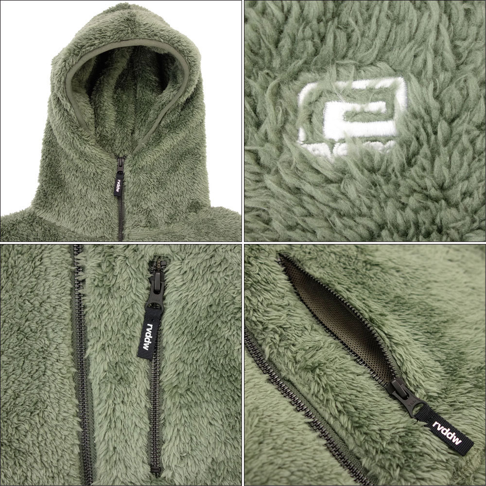 reversal/リバーサル ボア フリースジャケット ビッグシルエット/URBAN BOA FLEECE BIG SILHOUETTE SWEAT  PARKA rv21aw207｜ジップパーカー フード アウター