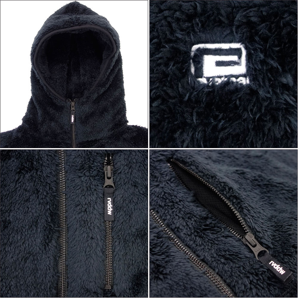 reversal/リバーサル ボア フリースジャケット ビッグシルエット/URBAN BOA FLEECE BIG SILHOUETTE SWEAT  PARKA rv21aw207｜ジップパーカー フード アウター