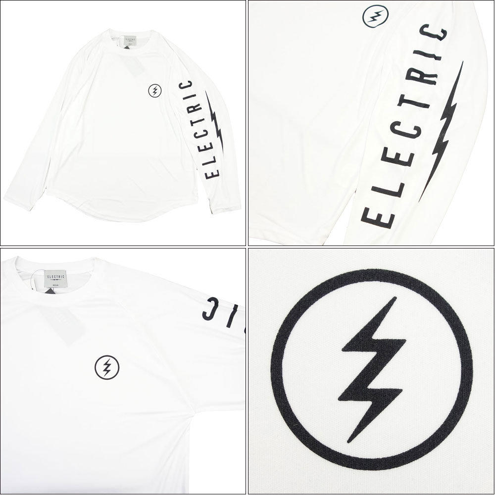 ELECTRIC /エレクトリック ドライメッシュ Tシャツ 長袖 ロンT/ICON LOGO DRY RAGLAN L/S TEE  E22ST02｜ラグラン ラウンドカット オーバーサイズ 速乾 クール