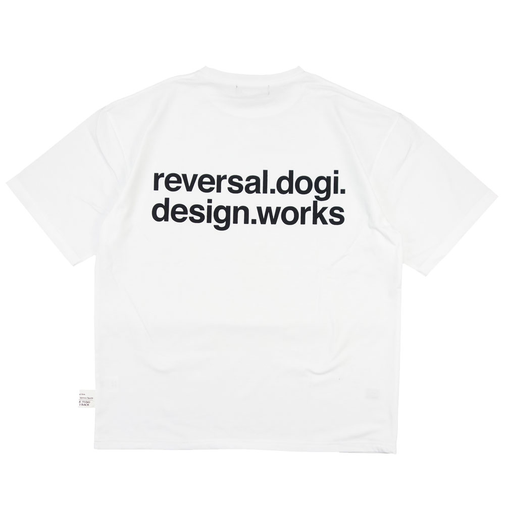 reversal/リバーサル Tシャツ 半袖 ビッグシルエット/BACK-W PEs MVS BIG SILHOUETTE TEE  rv22ss052｜rvddw オーバーサイズ ワイドシルエット ストリート ス