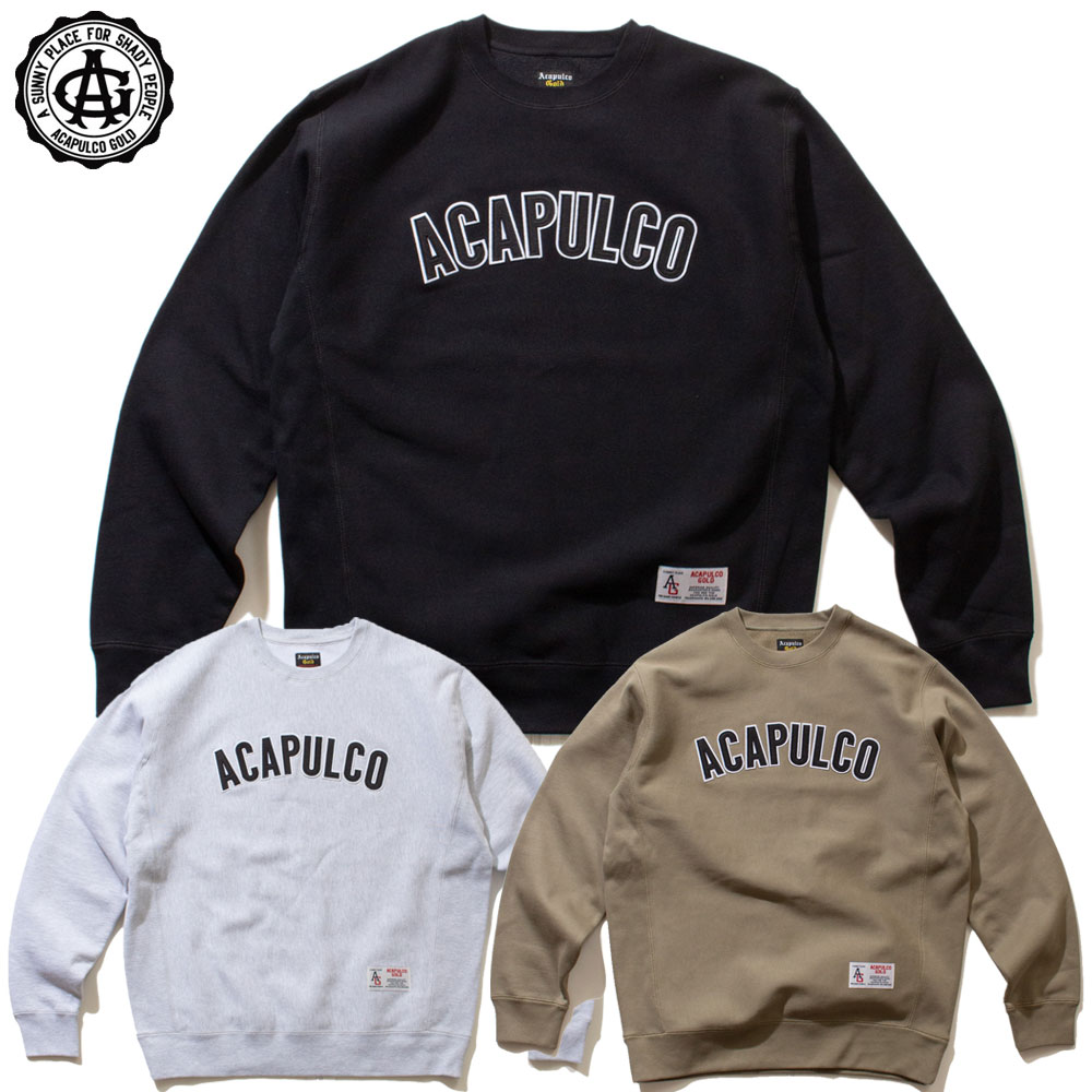 ACAPULCO GOLD（アカプルコゴールド） クルーネック スウェット 