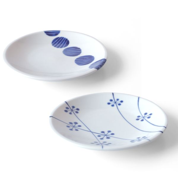 波佐見焼 小皿 ペアセット 箱入り おしゃれ 和食器セット 取り皿 お皿 プレート ソーサー 磁器 ギフトセット 結婚祝い 出産祝い 新築祝い 母の日 | ブランド登録なし | 03