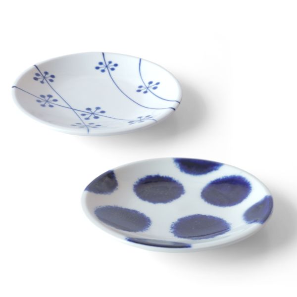 波佐見焼 小皿 ペアセット 箱入り おしゃれ 和食器セット 取り皿 お皿 プレート ソーサー 磁器 ギフトセット 結婚祝い 出産祝い 新築祝い 母の日 | ブランド登録なし | 12