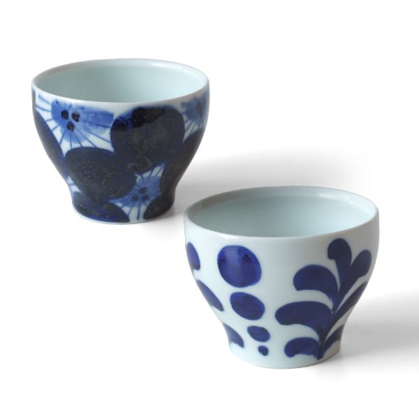 波佐見焼 煎茶碗 ペアセット 箱入り おしゃれ 和食器セット 湯呑 ゆのみ 湯飲み 磁器 和茶器 お茶 湯呑みセット ギフトセット 新築祝い 母の日 ギフト | ブランド登録なし | 08