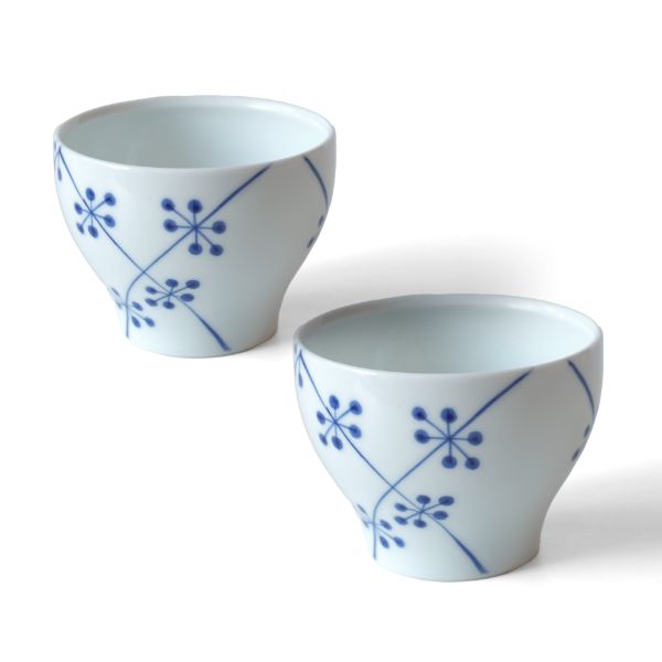 波佐見焼 煎茶碗 ペアセット 箱入り おしゃれ 和食器セット 湯呑 ゆのみ 湯飲み 磁器 和茶器 お茶 湯呑みセット ギフトセット 新築祝い 母の日 ギフト | ブランド登録なし | 10