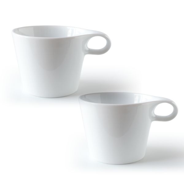 美濃焼 スタッキング ペア マグカップ コーヒーカップ 大人可愛い おしゃれ 積み重ね 2個セット 食器 磁器 日本製 贈り物 夫婦 結婚祝 敬老の日 | ブランド登録なし | 01