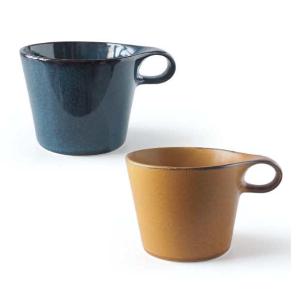 美濃焼 スタッキング ペア マグカップ コーヒーカップ 大人可愛い おしゃれ 積み重ね 2個セット 食器 磁器 日本製 贈り物 夫婦 結婚祝 敬老の日 | ブランド登録なし | 20