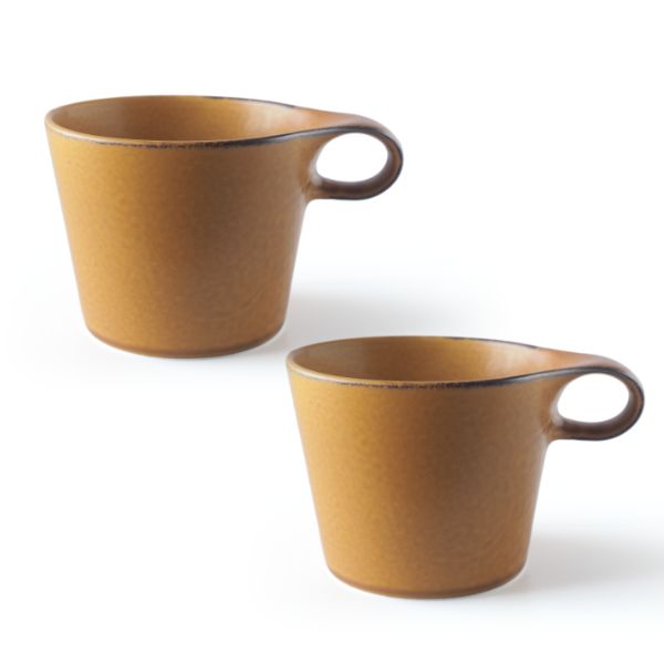 美濃焼 スタッキング ペア マグカップ コーヒーカップ 大人可愛い おしゃれ 積み重ね 2個セット 食器 磁器 日本製 贈り物 夫婦 結婚祝 敬老の日 | ブランド登録なし | 21