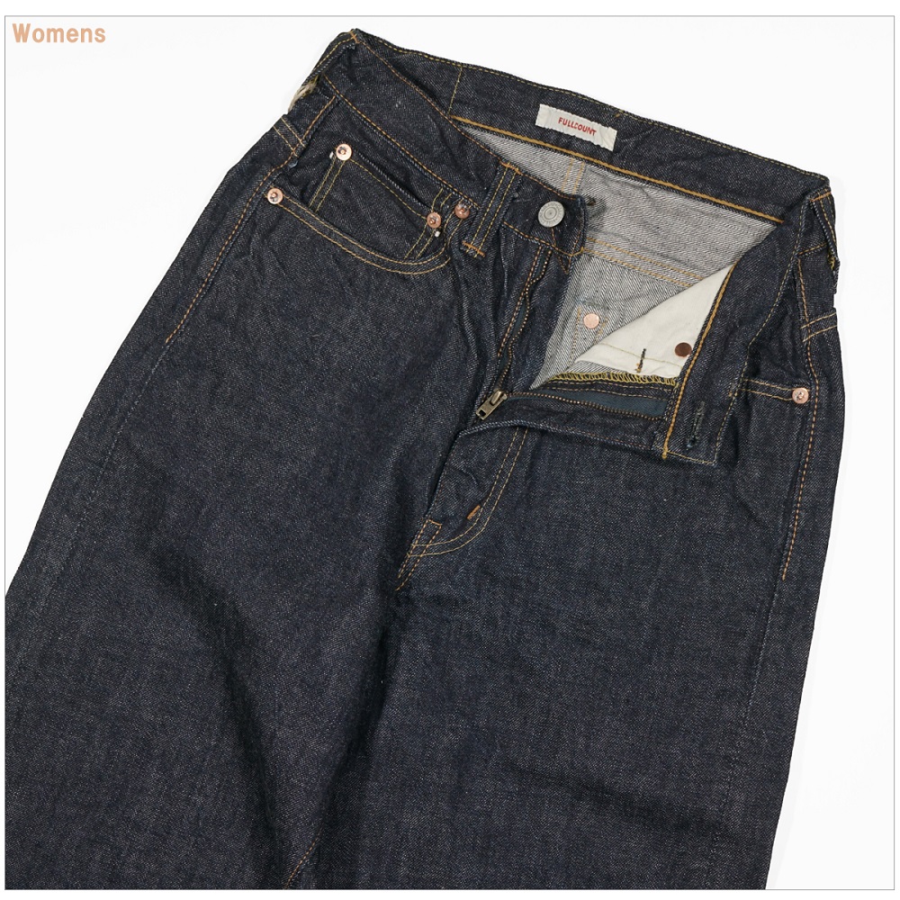 FULLCOUNT 0107 フルカウント レディース Wide Straight Denim
