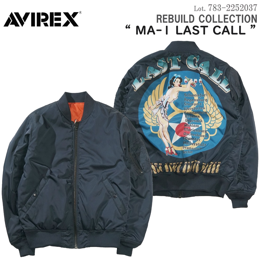 アビレックス AVIREX 783-2252037 REBUILD COLLECTION 