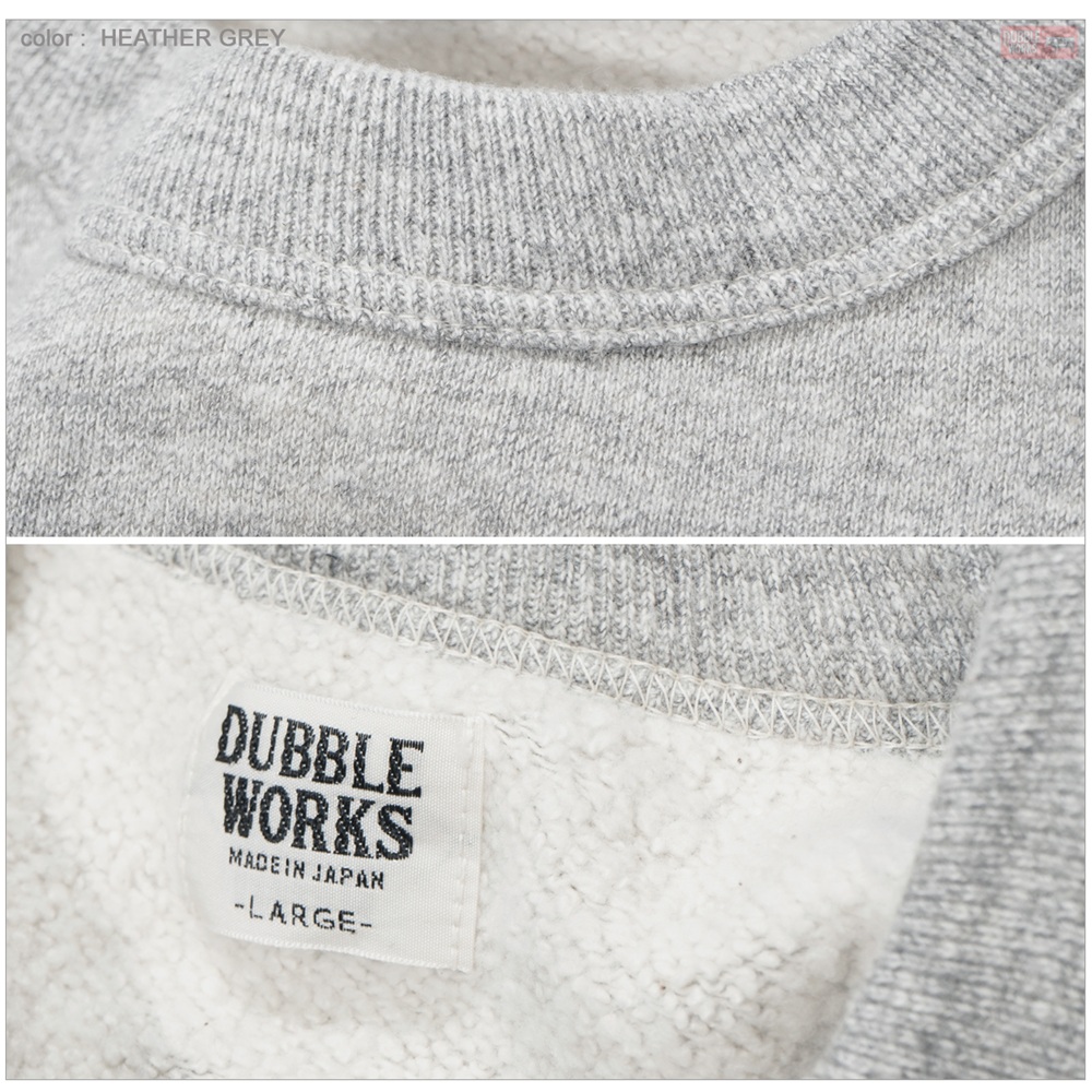 DUBBLEWORKS（ダブルワークス） DUBBLEWORKS 86019 吊り編み ラグラン