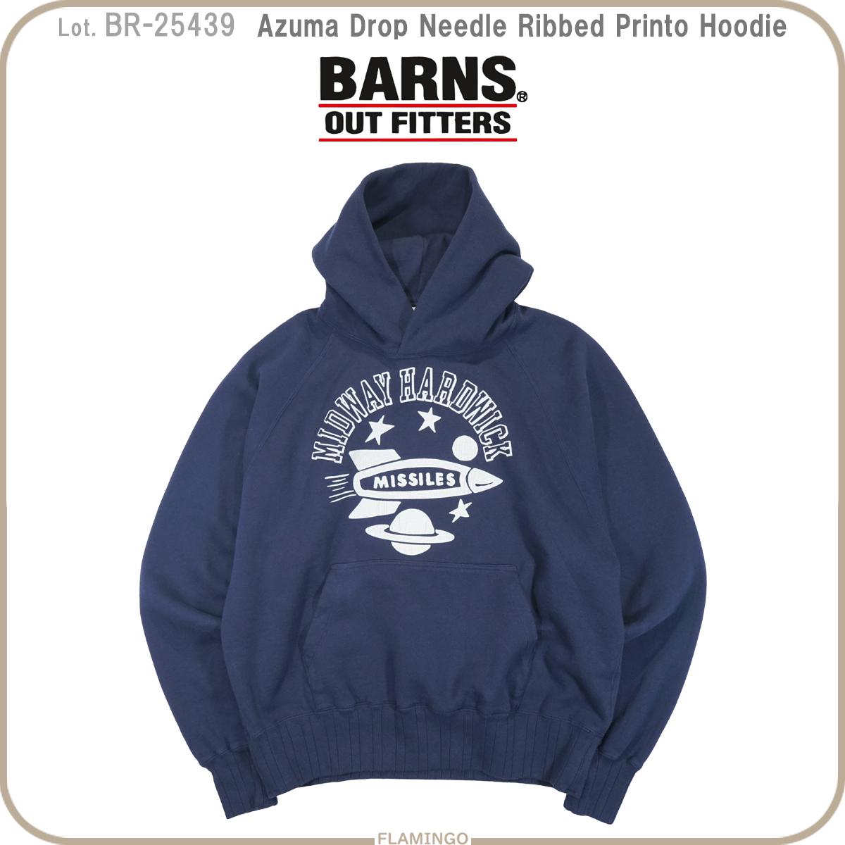 Labrins 馬さんパーカー BARNS OUTFITTERS（バーンズ アウトフィッターズ） BR-25439 バーンズ