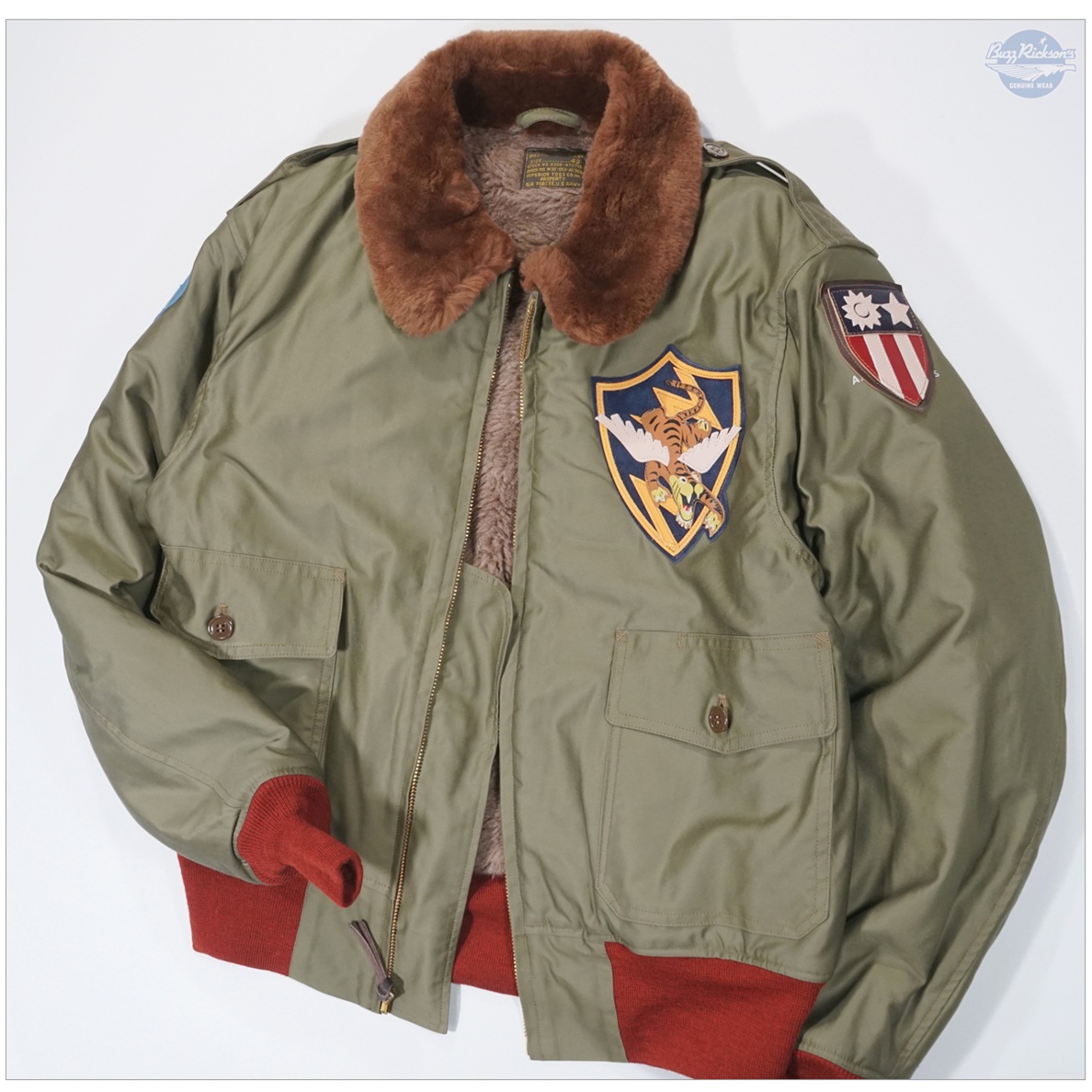 BUZZ RICKSON'S バズリクソンズ BR15746 B-10 赤リブ フライング