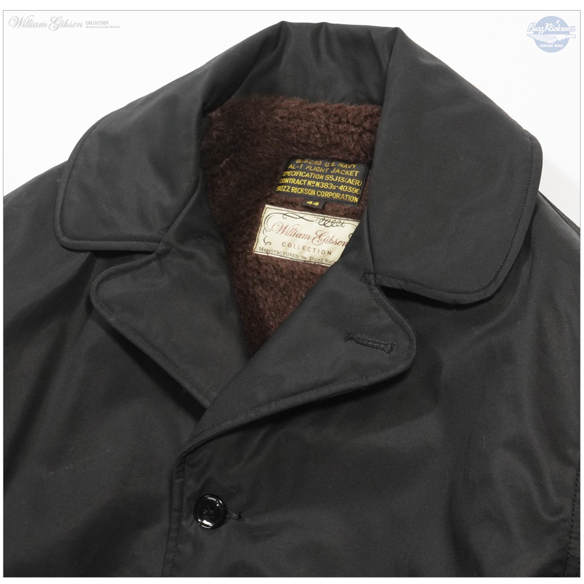 BUZZ RICKSON'S バズリクソンズ BR15777 ウィリアム・ギブソン