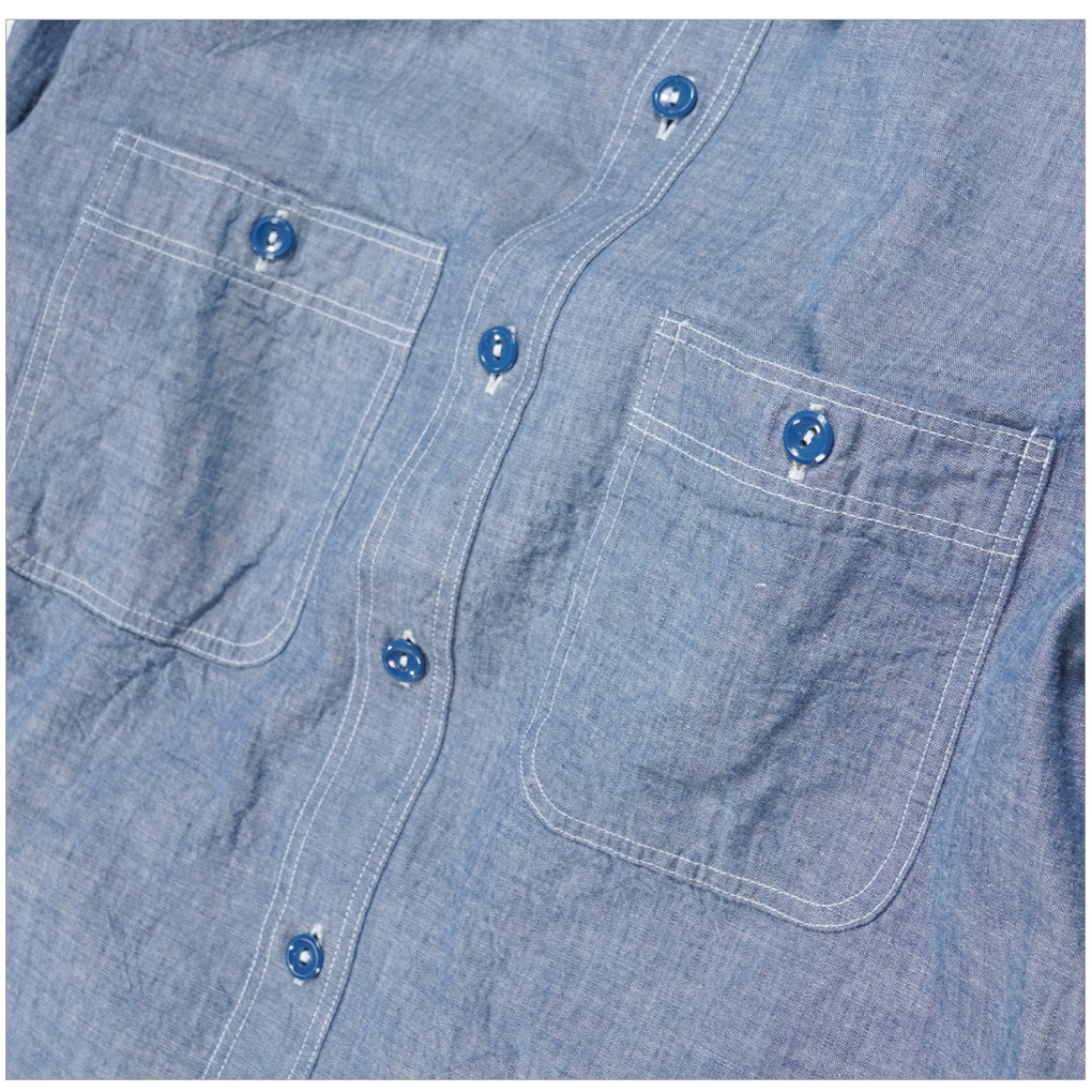 BUZZ RICKSON'S バズリクソンズ BR25995 BLUE CHAMBRAY WORK SHIRT