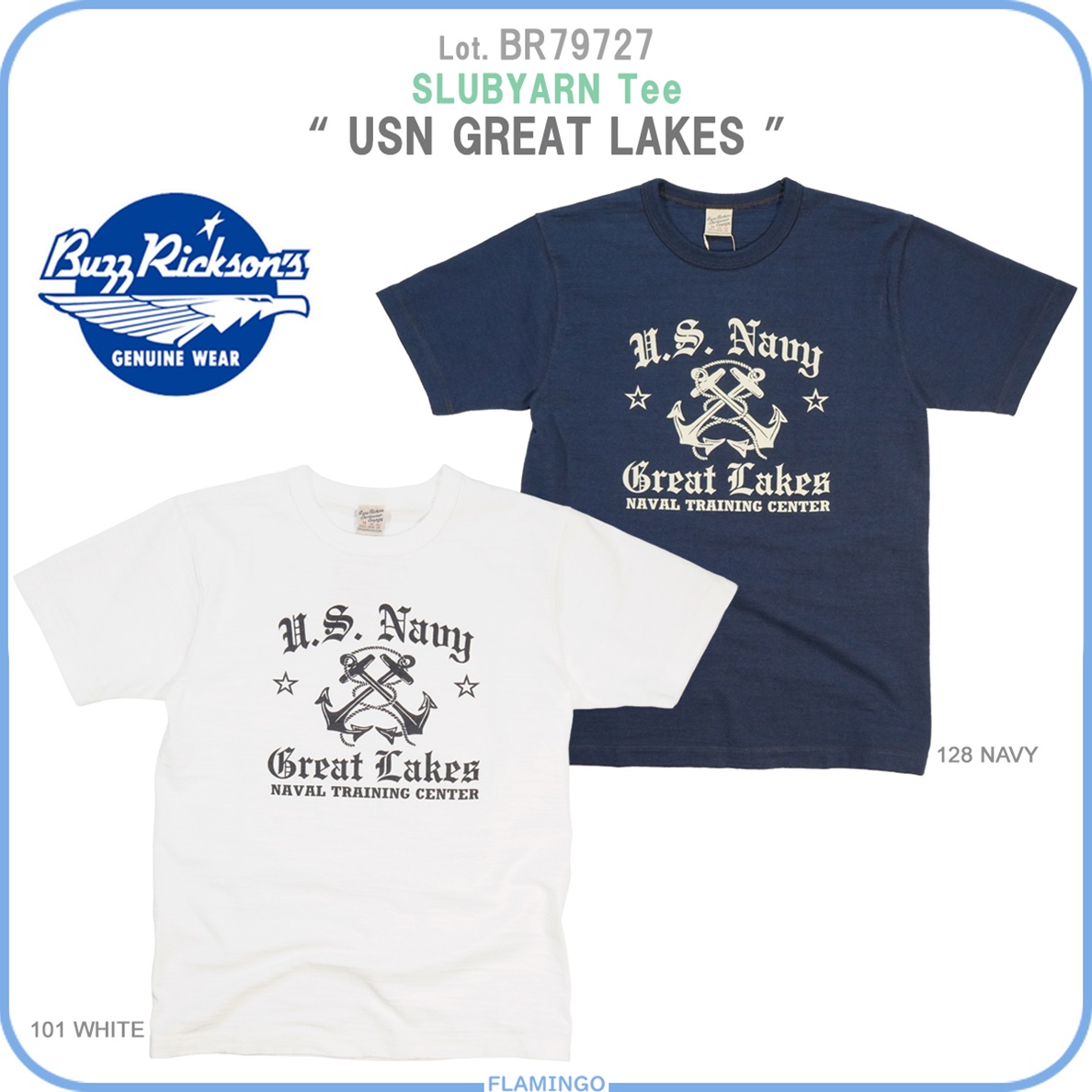 BUZZ RICKSON'S バズリクソンズ BR79727 スラブヤーン 半袖 Tシャツ