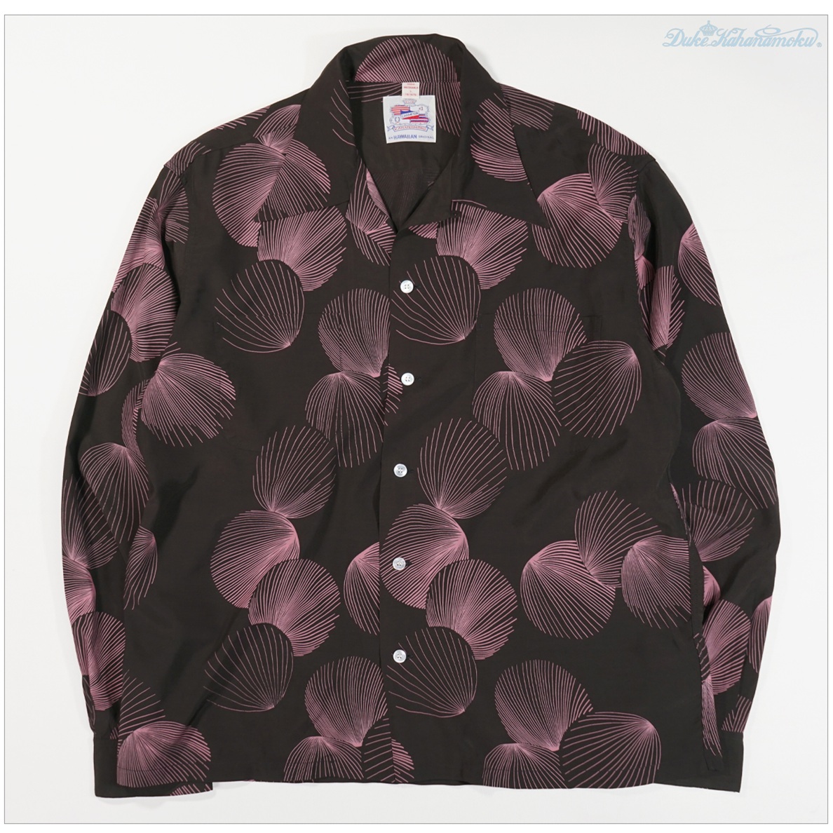 SUNSURF DUKE KAHANAMOKU SHELL 紺 M アロハシャツ アメカジブランド,サンサーフ | ろーぐす オンラインショップ