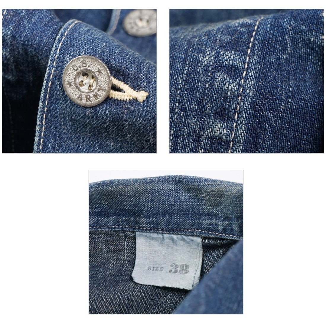 バズリクソンズ BR14606 “US ARMY デニム ワーキング ジャケット PW” (BUZZ RICKSON'S) BR14606  :br14606:FLAMINGO Sapporo 通販 