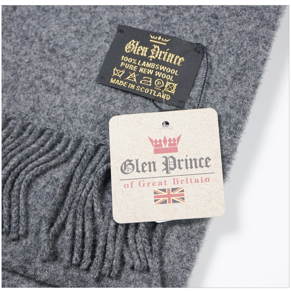 Glen Prince（グレンプリンス） ラムウール マフラー ストール